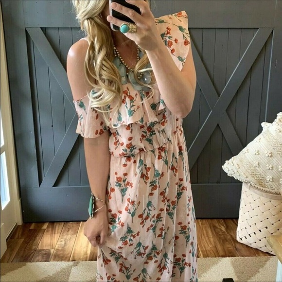 🔥Bohemian Floral Maxi Dress SALE - Picture 4 of 6